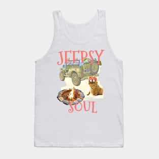 Jeepy Soul Pomeranian Tank Top